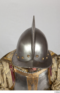  Photos Medieval Guard in plate armor 2 Historical Medieval soldier head helmet plate armor 0010.jpg
